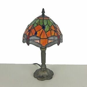 Artistic Floral Stained Glass Table Lamp